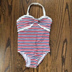 Girls Janie and Jack Halter One Piece Bathing Suit